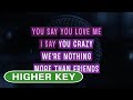Friends - Marshmello feat. Anne-Marie | Karaoke Higher Key