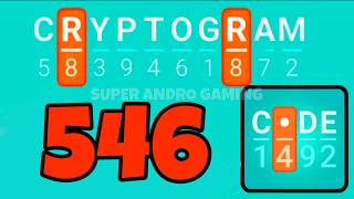 CRYPTOGRAM 546