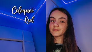 COLOQUEI LED NO MEU QUARTO !! *link da led na descrição*