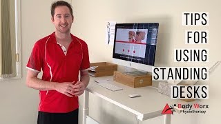 Tips for Using Standing Desks by Newcastle Physiotherapist