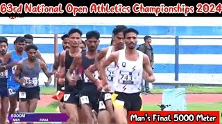 Man's Final 5000 Meter|| 63rd National Open Athletics Championships 2024||