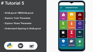 Kivy/kivyMD Tutorial #5 - Create Mobile Apps With Python