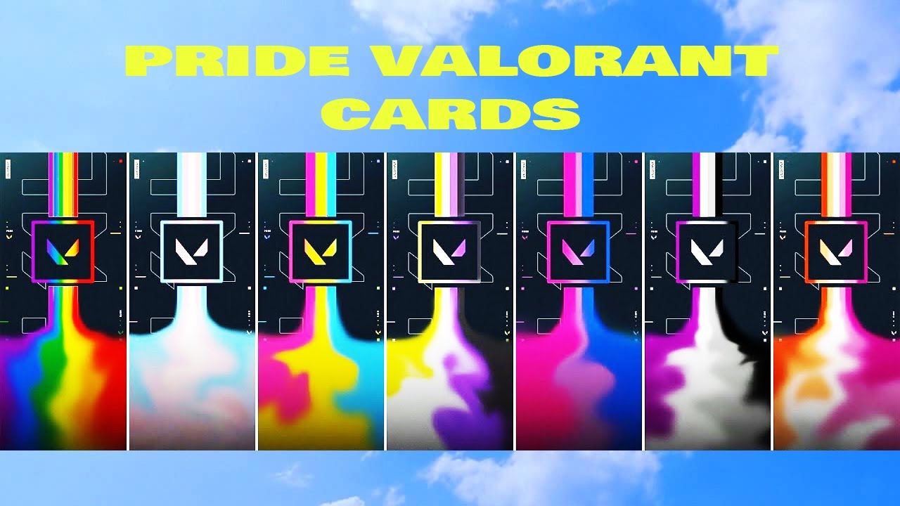 Valorant Pride Flagsvalorant Pride Cards