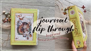 Bug Themed Junk Journal🪲 - Journal flip through ❤︎