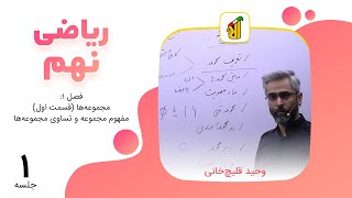 فیلم جلسه 1 - مجموعه‌ها (قسمت اول)، مفهوم مجموعه و تساوی مجموعه‌ها