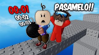 el OBBY de PASAR LA BOMBA en ROBLOX!! 💣