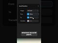 Learn how to move elements horizontally on the scroll in less than a minute ✨ #Framer #tutorial