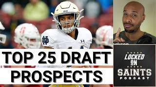 New Orleans Saints NFL Draft Top 25 Prospect Rankings | Smokescreen Season?