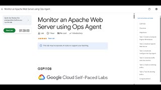 Monitor an Apache Web Server using Ops Agent | Lab solution #arcade2025
