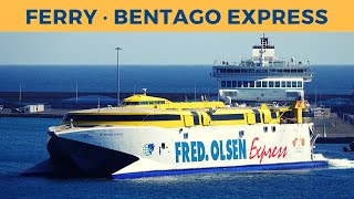 Arrival of ferry BENTAGO EXPRESS in Morro Jable (Fred. Olsen)