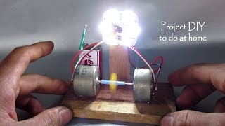 How to make free energy generator at home easy using DC motor & battery - DIY project actually work