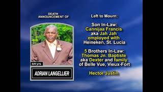 Adrian Langellier ~ Long Obituary