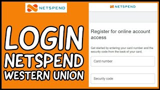 How to Login Netspend Western Union? Sign in to Netspend Western Union on Android 2024