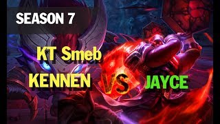 lol esports highlights l KT Smeb plays KENNEN TOP vs JAYCE