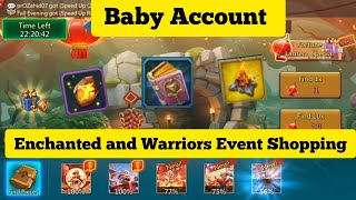 Baby Account Ending Lanterns and Warriors Event and Shopping || Lords Mobile