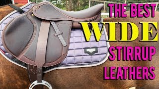 The Best Wide Stirrup Leather EVER Total Saddle Fit Stability Stirrup Leathers Review