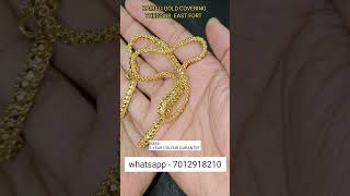 സ്വർണത്തെ വെല്ലുന്ന റെയിൽ മാല  #shortsfeed #shorts#trending #viralshort#gold#goldcovering #imitation