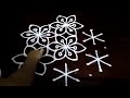 simple awesome flowers kolam designs with 9 5 middle chukkala muggulu with dots rangoli design