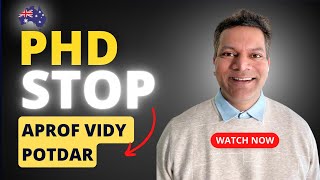 Don't Start Your PhD Without Watching This - Part 1 | Phd Guide by Associate Professor Vidy Potdar