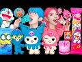 ASMR ICE CREAM PINK BLUE PARTY 다양한 블루 핑크 아이스크림 젤리 먹방 DESSERTS JELLY CANDY MUKBANG EATING SOUNDS 咀嚼音