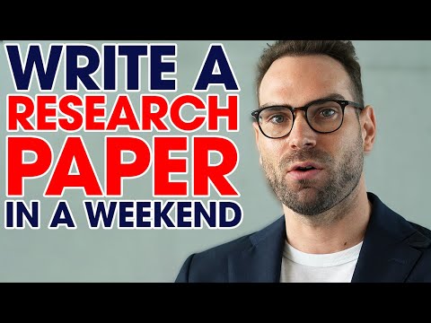 5 Steps To Write A Research Paper In A Weekend Explained By Professor