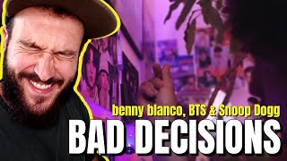 benny blanco, BTS & Snoop Dogg - Bad Decisions || Reação/React/Reaction