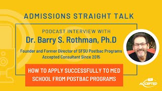 How to Apply Successfully to Med School from Postbac Programs