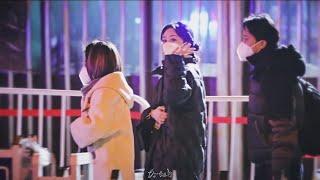 230119 Yang Zi leaving after the rehearsal for the CCTV Spring Festival Gala 杨紫春晚彩排下班路透