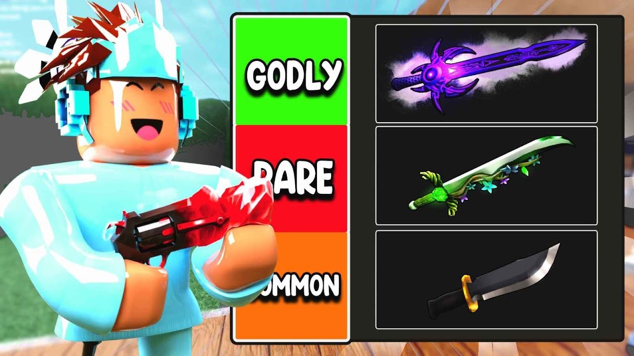 I Ranked Every Mm2 Weapon Youtube