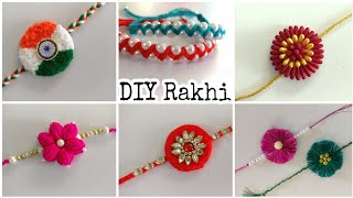 6 Best DIY Rakhi | Handmade Rakhi | DIY | Rakhi making