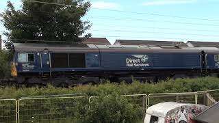 DRS 66304 with 4L55 Highland Spring test train on 20.07.22