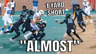 College Football "Almost" Amazing Moments