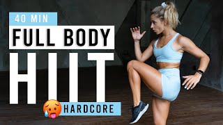 40 Min Hardcore Full Body HIIT Workout | Do This Workout To Lose Weight & Burn Lots Of Calories