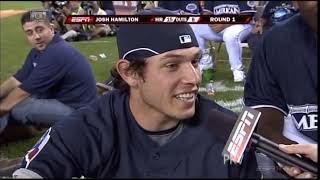 2008 MLB Home Run Derby Josh Hamilton put on a show to close down Yankee Stadium
