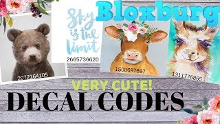 Animal Drawing Decal Codes Welcome To Bloxburg