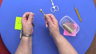 How to wind a Bobbin Lace Bobbin | From Bobbin Lace For Beginners Class One