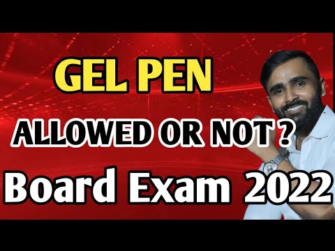 Can we write with gel pen in SSC board exam?