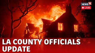 California Wildfires 2025 LIVE: L.A. County Officials Update | US Wildfires 2025 LIVE | N18G