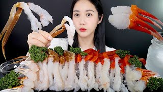 홍게회 대게회 먹방🦀 회로먹는 대게와 홍게 | Raw Crab | Real Sound MUKBANG | ASMR | EATING SOUND