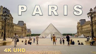 Walking tour in Paris - Louvre Museum and Palais Royal [4K]