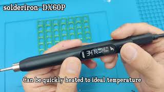 How to use the soldering iron DX60P