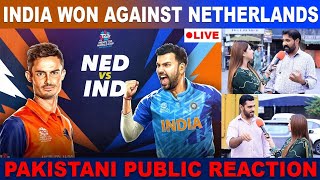 INDIA Won Against Netherlands | Pakistani Public Reaction On India | Sana Amjad