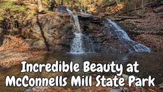 McConnells Mill State Park - Old Mill, Covered Bridge and a Waterfall Hike