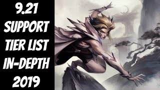 9.21 Support Tier List In-Depth -- The Strategy Professor -- League of Legends