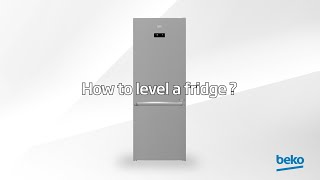 How to level a fridge? | by Beko