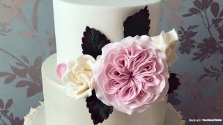 CAKE NATION | How To Make A David Austin Sugar Rose Using Modelling Paste