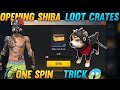 #shorts OPENING SHIBA PET LOOT CRATES|| ONE SPIN TRICK|| FREEFIRE NEW EVENT#shorts