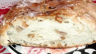 PAGNOTTA DI PANE RUSTICO CON COTENNA DI MAIALE E CIPOLLE🧅🥰 FATTO IN CASA! BUONISSIMO 🤤