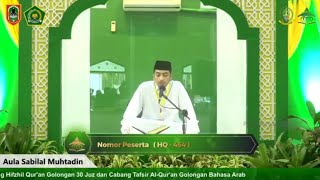 JUARA 1 FINAL FATWA HADI MAULANA (DKI JAKARTA) HIFDZUL QUR'AN 30 JUZ PUTRA MTQ NASIONAL 2022 KALSEL