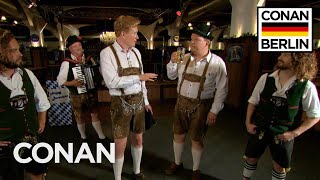 Conan & Andy Revisit Their Traditional German Dance Lesson - CONAN on TBS